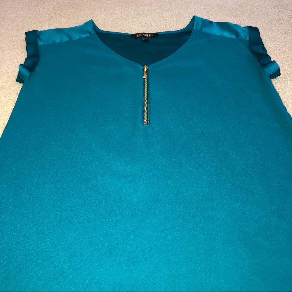 Express teal/blue Blouse - Picture 2 of 9